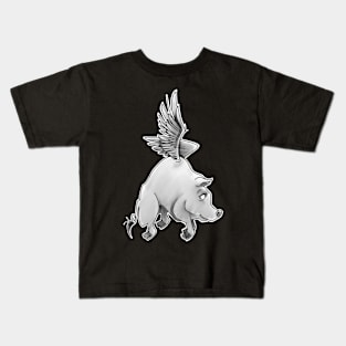 when pigs fly Kids T-Shirt